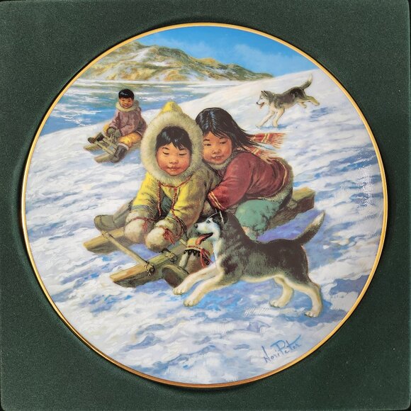 *The Race* Decorative Plate by Nori Peter - Picture 1 of 5